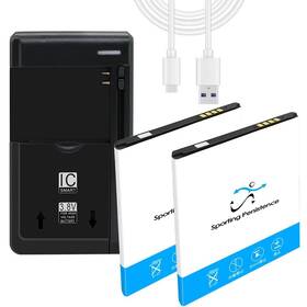 U328aa Sporting Persistence Long Lifespan 2x 2650mah Battery Desktop Charger Cable For At&t Calypso 3