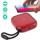 Spx01w-rd Mipow Portable Wireless Charger Power Bank Powerbank Qi 886367012937