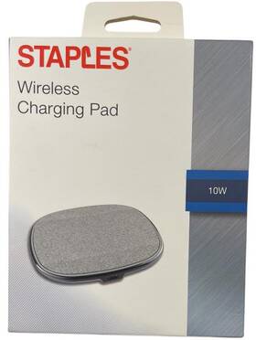53356 Staples Wireless Charging Pad 10w For Iphone/android