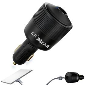 Sg-stg03-bk Stargear Starlink Mini Car Adapter 12v To 24v Dc Step Up Converter With 60w Cigare