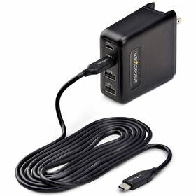 100w Startech 065030901604 Usb-c Wall Charger 2x Usb-c/2x Usb-a 6ft Cable