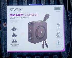 Statik 810024056590 Smartcharge 5-in-1 Travel Charger Power Bank 10000mah Sealed