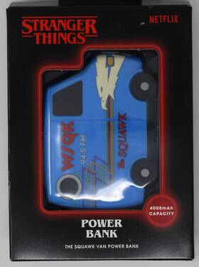 Stranger Things 810186494773 Netflix The Squawk Van Power Bank 4000mah New