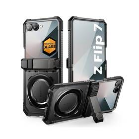 Galaxy2025-zflip7-ubgrip Supcase For Samsung Galaxy Z Flip 7 Case With Stand And Front Screen Protector