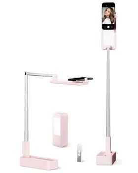 Sd-pst001 Supedesk Phone Stand For Recording Overhead Mount With Light Selfie Port