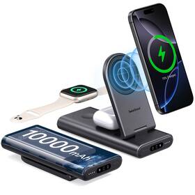 S10005 Swanscout Portable Charger For Iphone 16 10000mah Power Bank Wireless Charging Station
