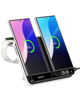 S10031 Swanscout Charging Station For Samsung Watch Dual Wireless Charger Samsun