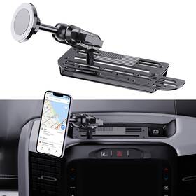 Swiftgaze 2019 Ram/trx Stainless Steel Phone Mount For Ram 1500/2500/3500/trx Magnetic And Clam