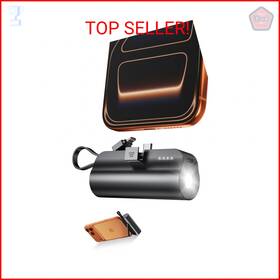 Szfakuer Fke8005 5000mah Mini Portable Charger With Built-in Type C Connector And Cables 5v 2.4a Us