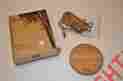 T150-bam Fone Salesman Woodpuck Bamboo Edition Qi Wireless Charger Pad Model T150 Samsung