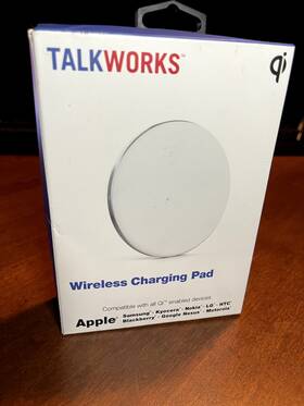 04822 Talkworks Talk Works 5w Wireless Charging Pad Compatible With Iphone 13/pro/pro Max 14/plus