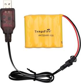 Tangsfire 644436852286 4.8v 700mah Battery Rock Off-road Aa Batteries Sm 2p Plug With Usb Charging