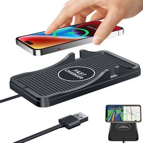 Tasumato 822361461517 Wireless Charger Car Charging Pad Non-slip 15w 10w 7.5w Fast Mount Ad