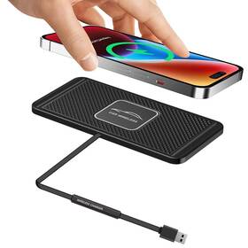 Cpa30 Tasumato Wireless Car Charger Qi Charging Pad Fast 15w 10w 7.5w Quick Charge Adapter F