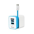 Tc210-2a5vbl Reiko New Amp Dual Port Portable Travel Adapter 885249547291
