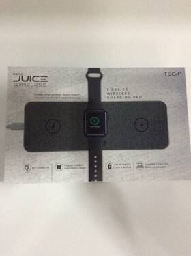 Tech 851256008797 Tech2 Nano 3 In 1 Wireless Charger With Adapter