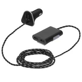 141-0412-tg3 Tech And Go 9.6 Amp 4-port Front Back Seat Charger 141 0412 Tg3 Lot Of 11