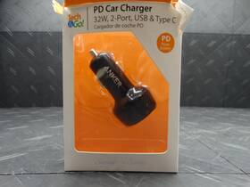Usb-a141-2001-tg3 Tech And Go 141-2001-tg3 2-port Car Charger Pd