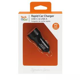 Tech And Go 705353281358 2-port Car Charger Pd