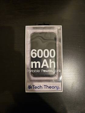 Tt6kppb01 Tech Theory 6000 Mah Portable Power Bank