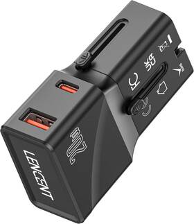Pa0201a1c Technology Co. Ltd. International Travel Power Adapter Mini Pocket Usb C Charger Pd 20w&qc 3.0 Typ