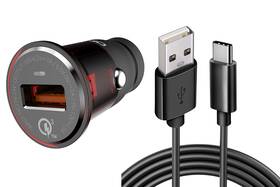 I3vxxj-tb Tek.buy For Galaxy Z Flip7/fe - 18w Fast Car Charger 6ft Usb-c Cable Long Power Wire