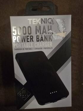 Tq1068 Tekni New 5000 Mah Power Bank Portable Charger Dual Usb Ports
