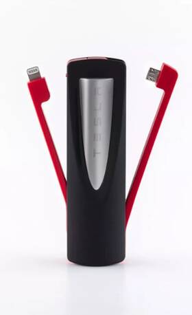 Tesla 687965256132 Design 3350mah/12wh Portable Powerbank Wireless Charger For Iphones