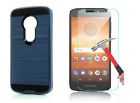 Tg-1 Navy Slim Hybrid Brushed Finish Case Tempered Glass 696950708655