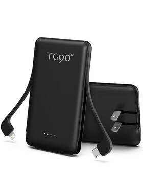 Tg90 755752184798 Power Bank Portable Phone Charger 5000mah Small Battery Pack With Buil