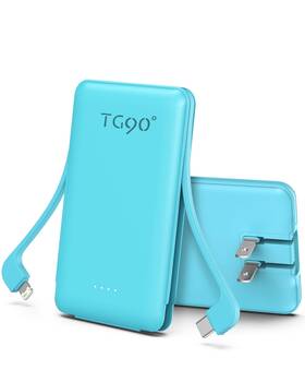 Tg90 755752184859 5000mah Slim Portable Charger Ultra Compact With Built