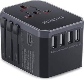 Ta-105 Tienda De Epicka Adaptador Viaje Universal Un Cargador Pared Internacional