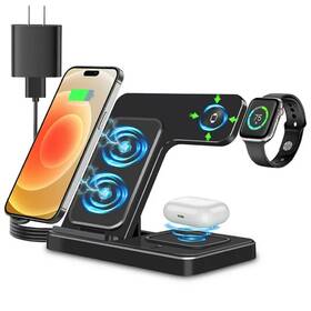 Toner H-party 084045708947 15w Qc 3.0 Magnetic Fast Charging Stand