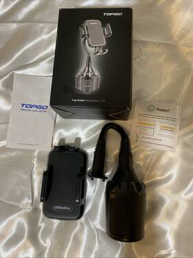 Wc-01 Topgo Upgraded Cup Phone Mount Wireless Charger Universal Cell Holder
