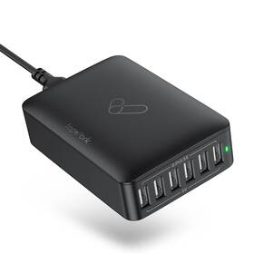 Tv-pc001 Topvork Usb Charging Station 6-port Wall Charger Multiport 60w Hub