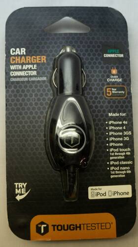 Tough Tested 758302637362 Lot 25 X Apple Car Charger 30 Pin Iphone 4/3g/3gs Ipod Touch Nano