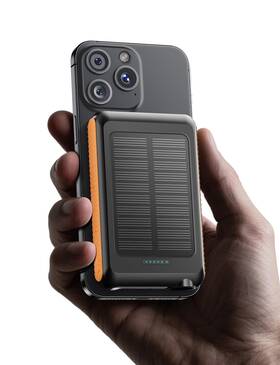 Tt-pbw-5c Toughtested Roc 5 Solar Power Bank 5000mah Magsafe Compatible Wireless Charger For Iphon