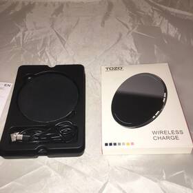 Tozo 971681311652 W1 Wireless Charger - Fast Charging Pad Black Usb Powered Universal C4
