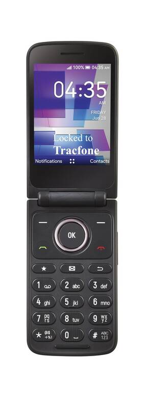 T435d Tracfone Tcl Flip 3 16gb Prepaid Phone Stone Gray 5mp Video Capable
