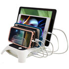Trx-usb5100w Trexonic 12a 5-port Usb Charging Station With 5 Device Slots And Power