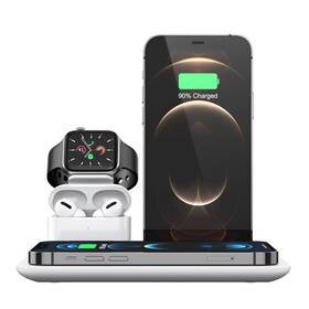 Trxud17wht Trexonic 4 In 1 Fast Charge Wireless Charging Station White