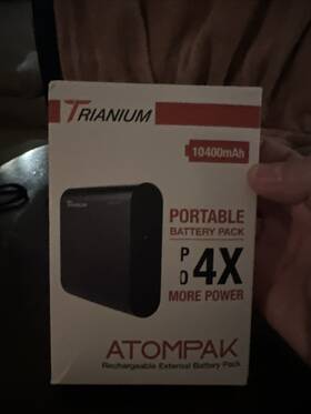 N3288 Trianium 10400mah Portable Battery Pack - Rechargeable External