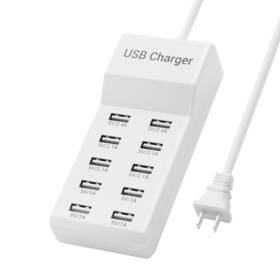 Yc-a10 Trident Of Olympus Usb Charging Station 10-port Charger Multiport Hub