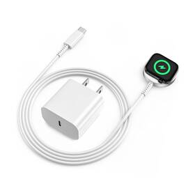 Zyh-w08 Trpyd Apple Watch Fast Smart Iwatch Charger 3ft Magnetic Charging Cable With Usb C