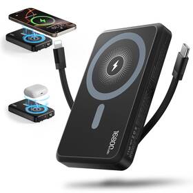 Tryetas 717923601152 2025 Latest Magnetic Wireless Power Bank 16800mah Portable Charger With 2 Bu