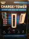 Ts1783 Sharper Image 6 Port Usb Charger Charge Tower 2 2.1 Amp 4 1 Apple 816134018046