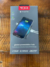 Tumi X Morphie Global Power Station Hub Portable 4 Devices At Once Qi Retail 150