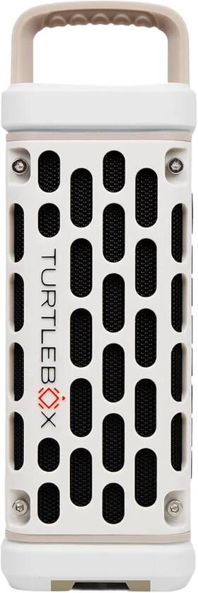 Turtlebox 850024307681 Bluetooth 5.4 Outdoor Portable Speaker 105db Loud And Deep Bass - Ivory