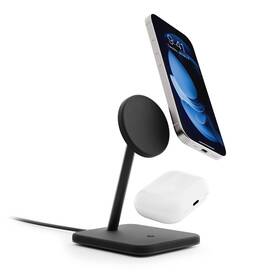 Twelve South 811370025520 Hirise 2 Deluxe 2-in-1 Wireless Charging Station For Apple Devices - Qi2 Mags
