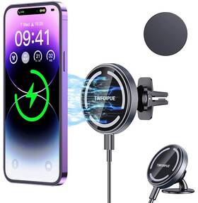 Twf22002 Twfoipue Magnetic Wireless Car Charger Mount Compatible With Magsafe Iphone14 /iphone
